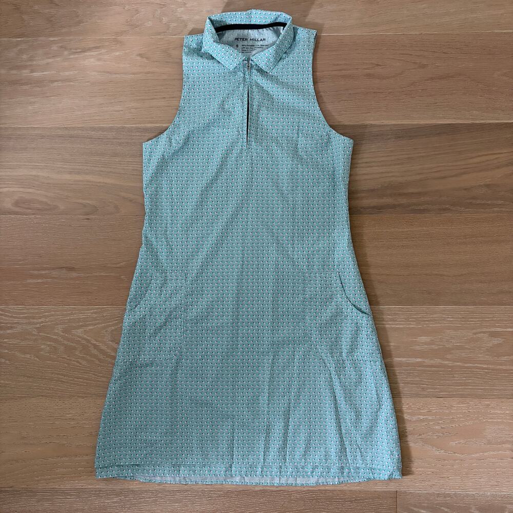 Peter Millar Womens Carner Sleeveless Sport Golf Dress Small NEW